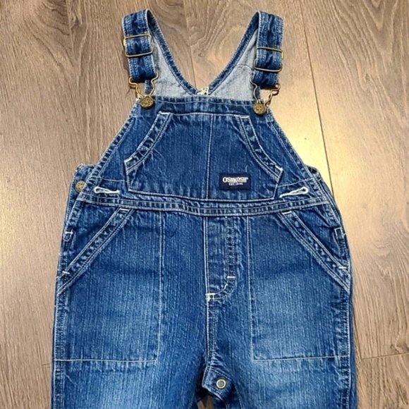 OshKosh Childs overalls with snaps on the legs 18 Months for easy diaper changes - Picture 1 of 7